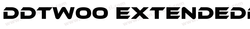 DDTW00 ExtendedBold字体转换